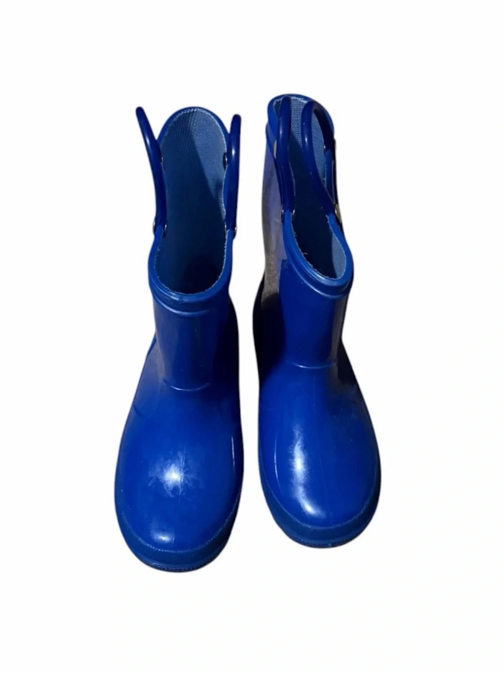 Kids Blue Rain Boots with Grip Sole